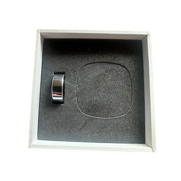 JYouPro R3 Smart Ring Fitness Tracker Wearable Size 18 (8)  Unisex Silver - Picture 4 of 7